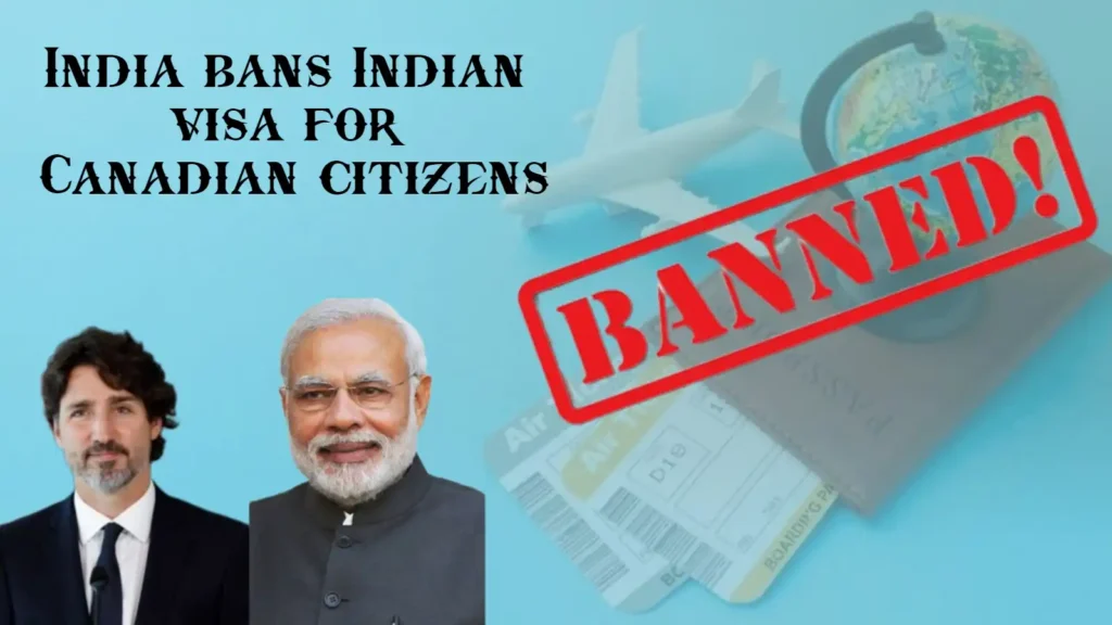 India Suspends Canadian Visa Services