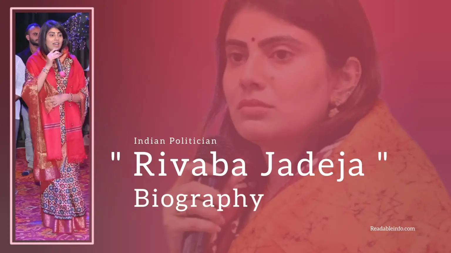 Read more about the article Rivaba Jadeja Biography (Indian Politician)