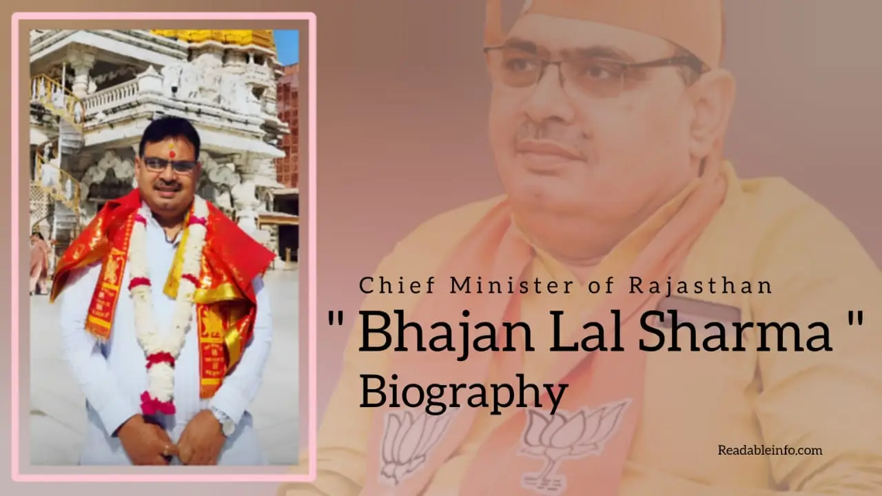 You are currently viewing Bhajan Lal Sharma Biography (Chief Minister of Rajasthan)