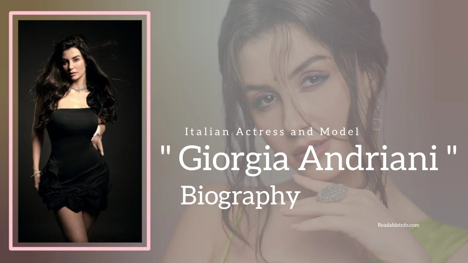 You are currently viewing Giorgia Andriani Biography (Italian Actress and Model)