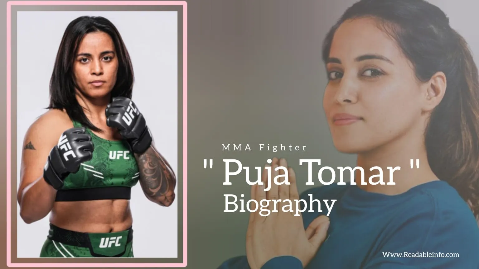 You are currently viewing Puja Tomar Biography (MMA Fighter)