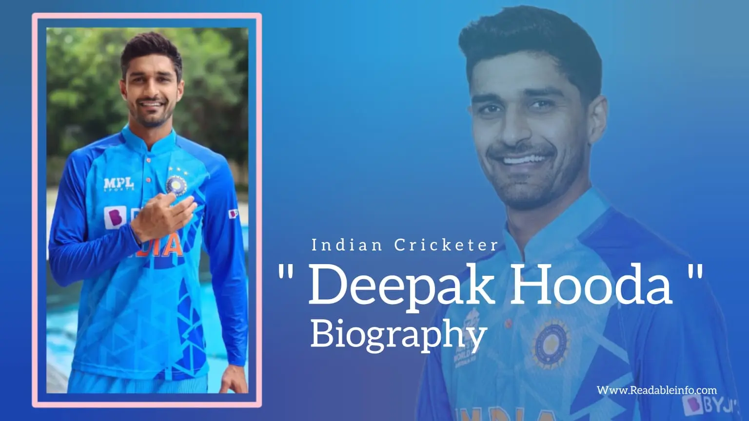 Read more about the article Deepak Hooda Biography (Indian Cricketer)