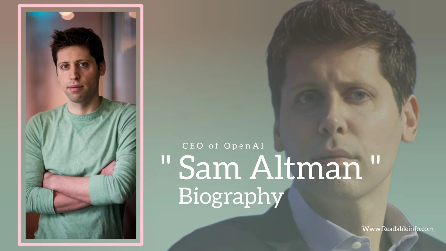 Read more about the article Sam Altman Biography (CEO of OpenAI)