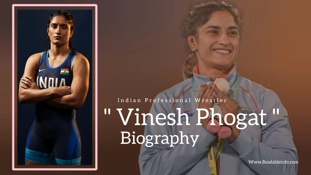 Read more about the article Vinesh Phogat Biography (Indian Professional Wrestler)