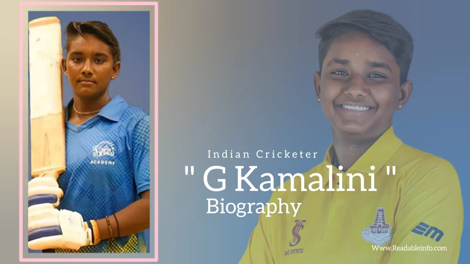 Read more about the article G Kamalini biography (Indian Cricketer)