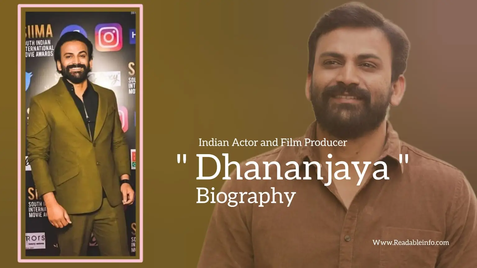 Read more about the article Dhananjaya biography (Indian Actor and Film Producer)