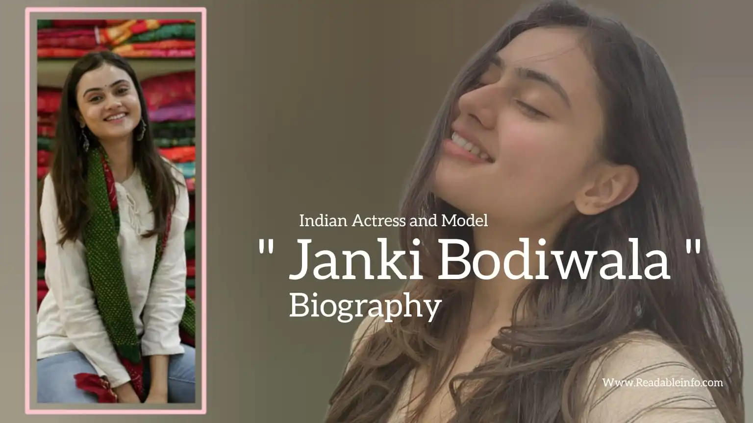 Read more about the article Janki Bodiwala biography (Indian Actress and Model)