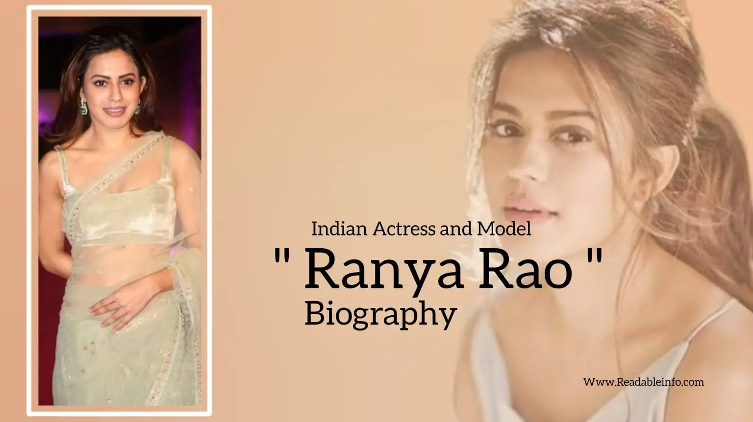 You are currently viewing Ranya Rao biography (Indian Actress and Model)